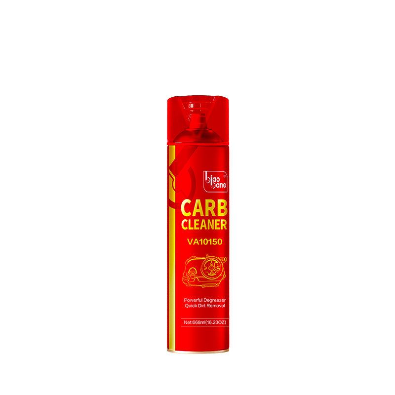668ml Carburetor Cleaner Front View - Red Aerosol Can for Engine Maintenance