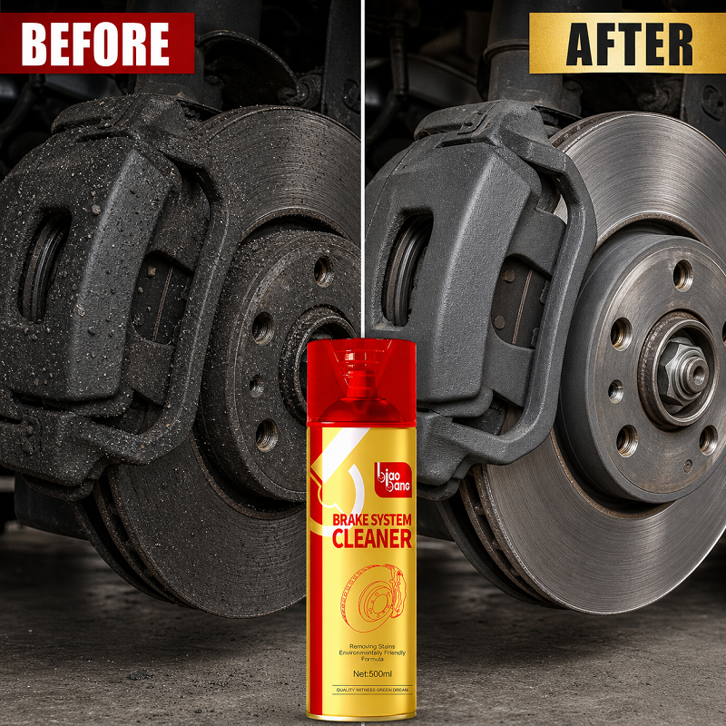 Brake Cleaner Results - Before and After Cleaning Comparison