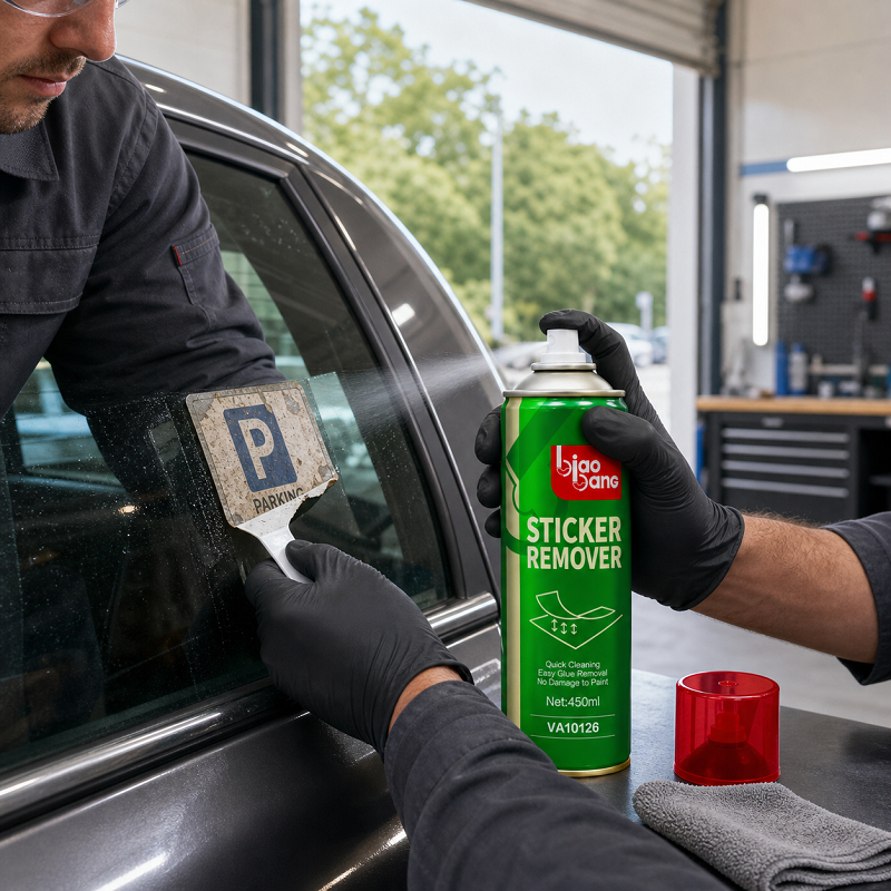 How to use Sticker Remover on Car Windows