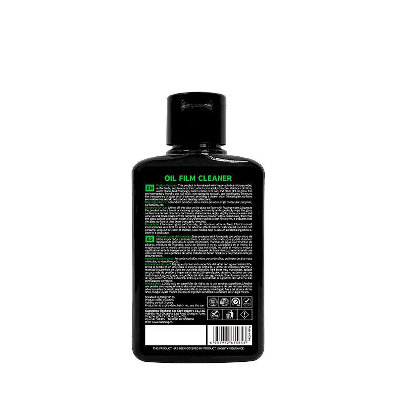 Biaobang Oil Film Cleaner 150g – Back Label Instructions
