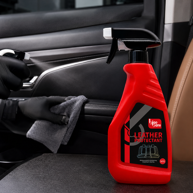 Professional Car Interior Detailing with Biao Bang Leather Protectant
