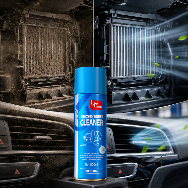 Biao Bang Air Conditioner Cleaner Before and After Evaporator Cleaning