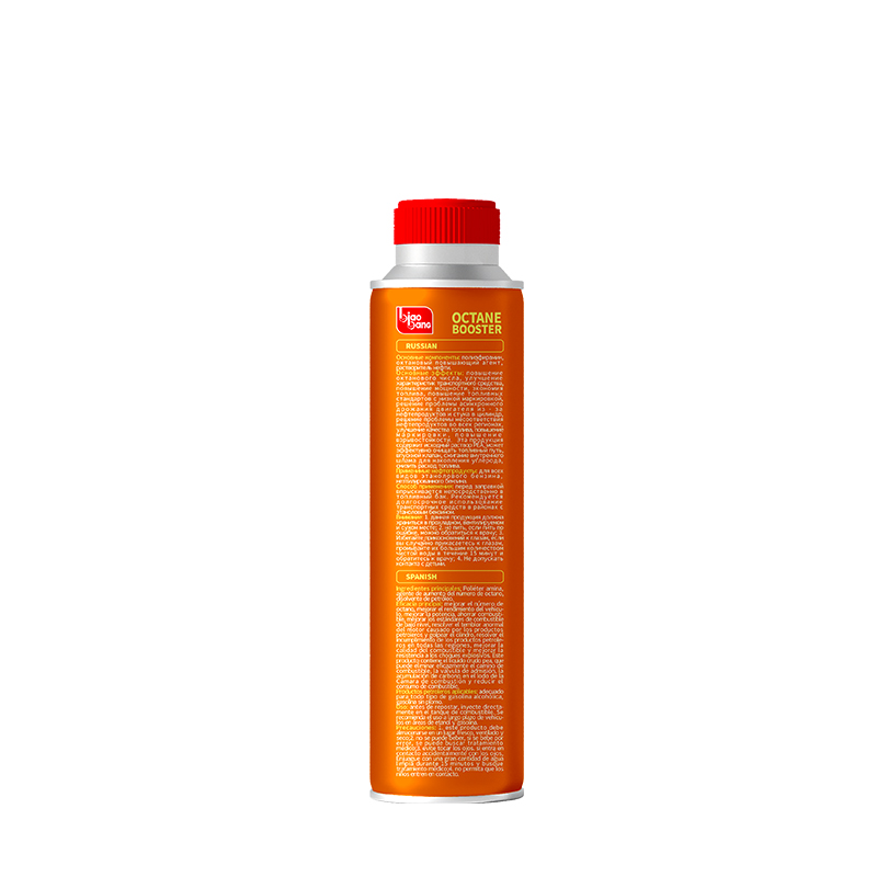 Biaobang Octane Booster Multilingual Back Label – Russian & Spanish Instructions