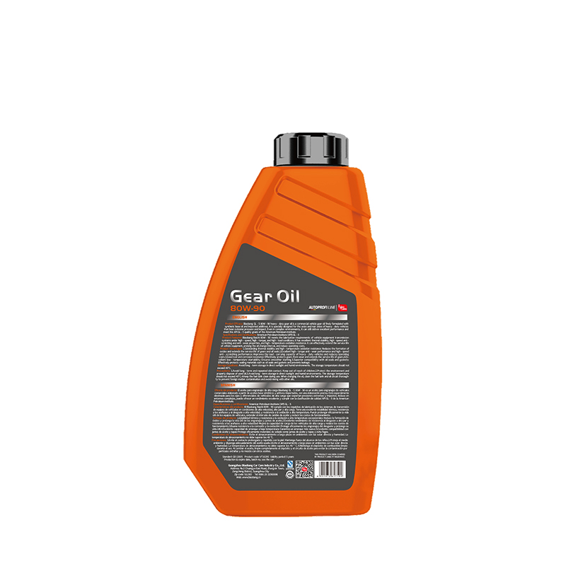 Gear Oil 80W-90 Specifications Back Label