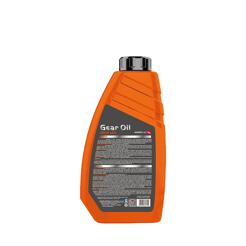 Gear Oil 85W-140 Technical Data Label