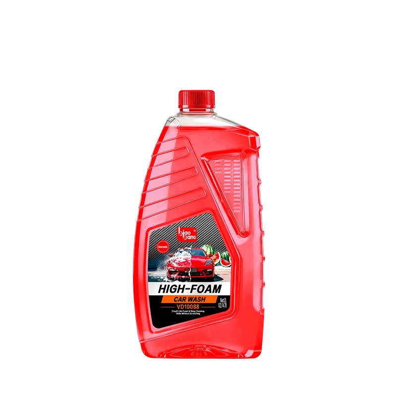 Watermelon High-Foam Car Wash Shampoo Bottle - Red Liquid Auto Cleaner
