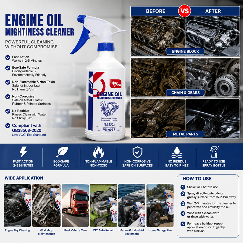 Biao Bang Engine Oil Cleaner Before After Comparison & Usage Guide